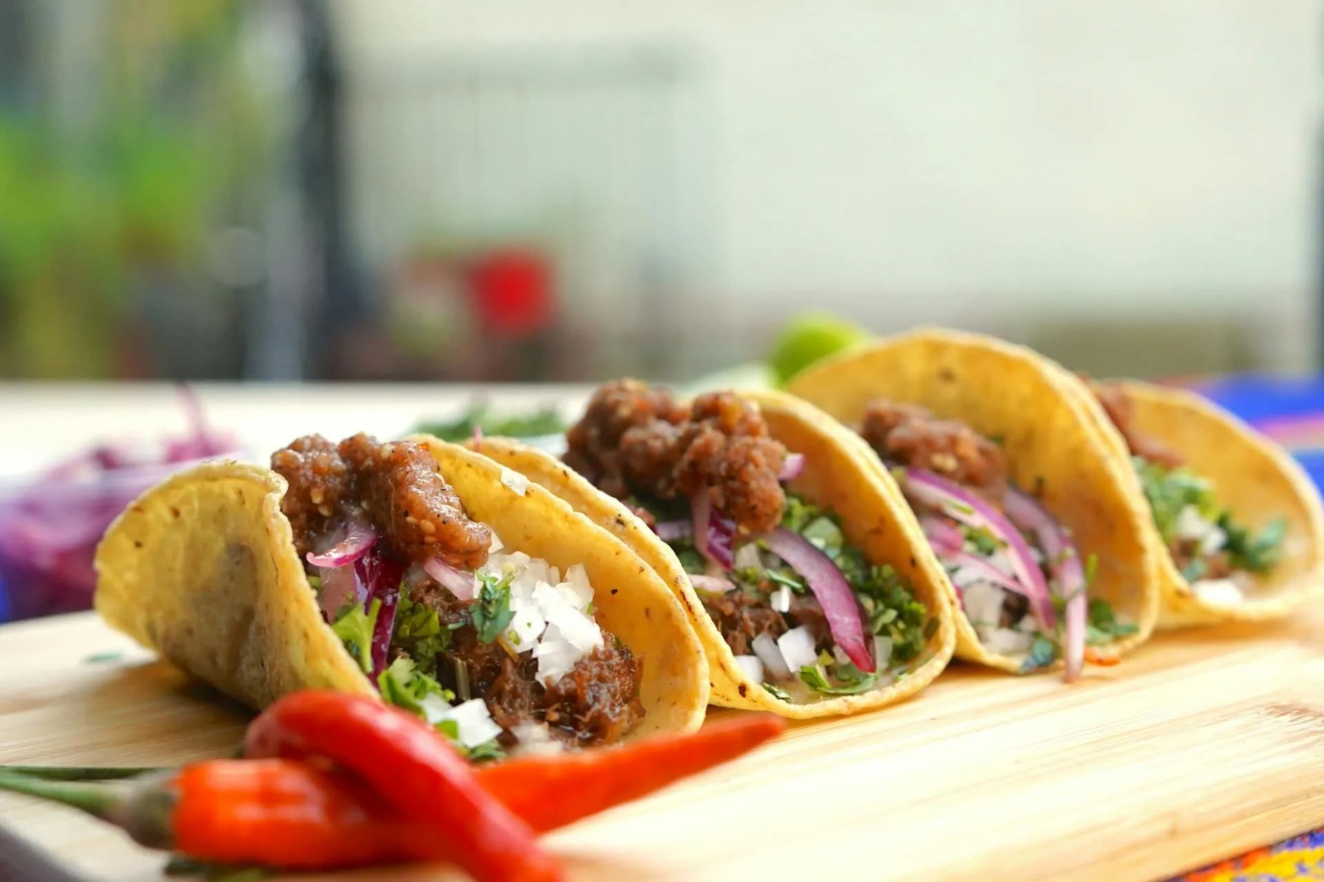 Spicy Beef Tacos